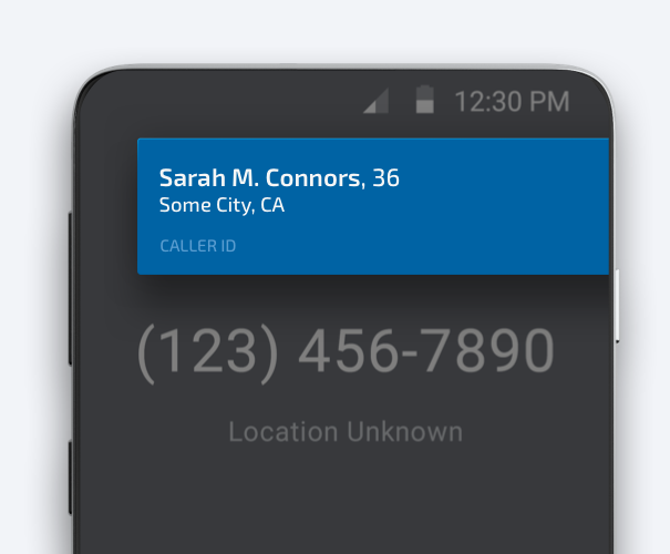 people data caller id example